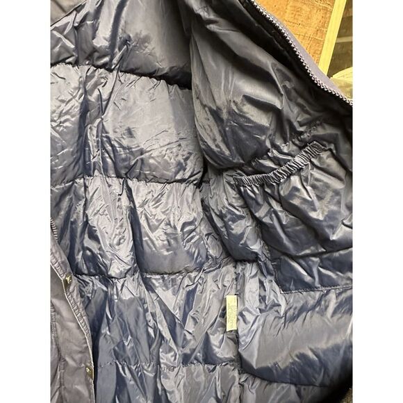 Vintage Triple FAT Goose‎ Navy Blue Down Puffer Parka Jacket Men's Size Medium - Picture 6 of 9